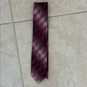 Architect Burgundy and Navy Men's Tie